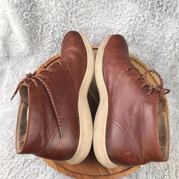 Cole Haan Original GrandChukka Boots Mens 9.5M Brown Patina Leather Shoes C25564 main image 8